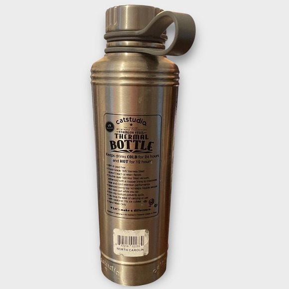 Catstudio North Carolina Stainless‎ Steel Thermal Bottle Keeps Drinks Cold Hot - Picture 4 of 4